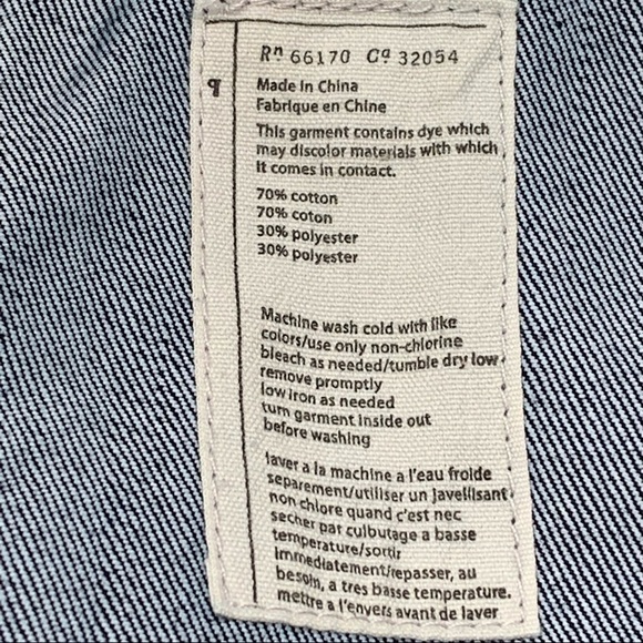 Anthropologie Pilcro and the Letterpress Skirt Adult Size 6 Denim Pleated Women - Picture 8 of 11